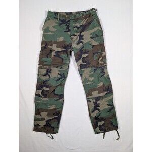 USGI Woodland Trousers Camouflage Combat Cargo Pants Mens M Military BDU Camo
